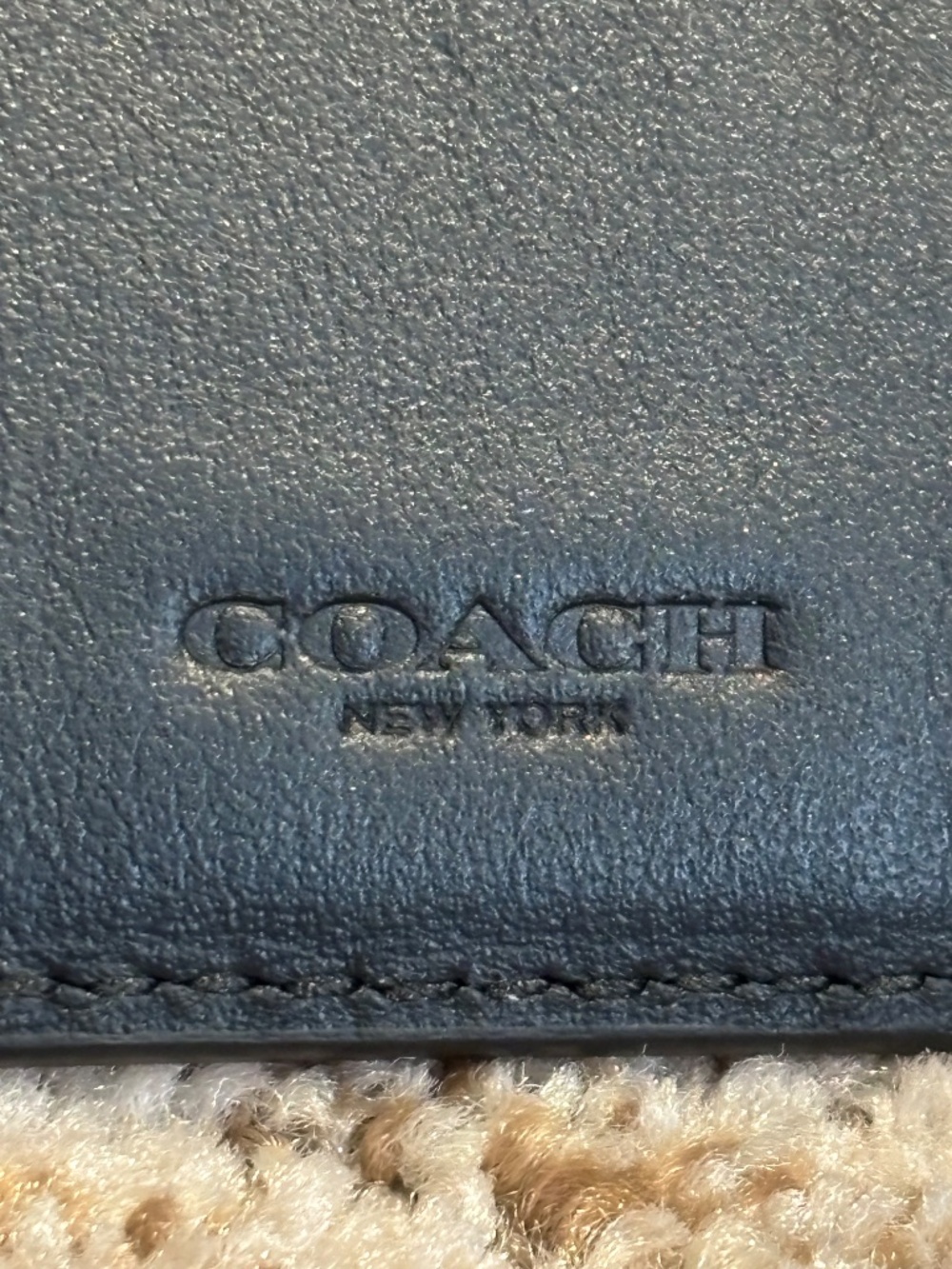 Coach NYC “80s Style” Logo Passport Holder - Picture 5 of 7